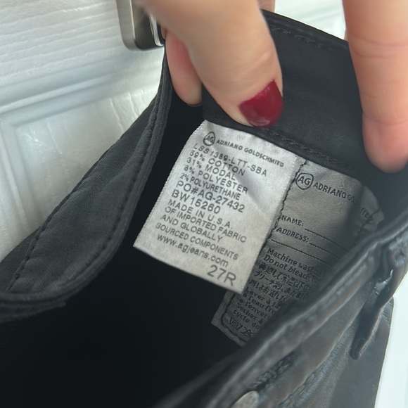 AG coated jeans size 27R OBO - Picture 3 of 3